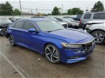 2018 Honda Accord Sport Blue vin: 1HGCV1F37JA193394