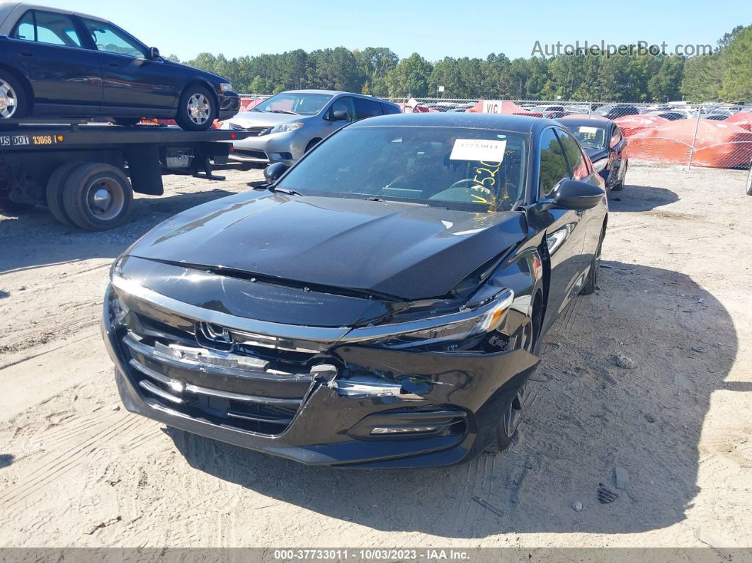 2018 Honda Accord Sport Black vin: 1HGCV1F37JA205205