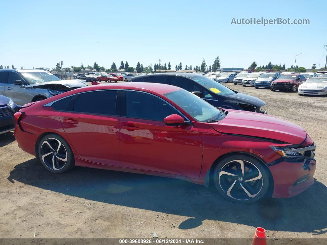 2018 Honda Accord Sport Red vin: 1HGCV1F37JA247048