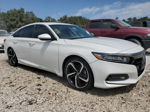 2018 Honda Accord Sport White vin: 1HGCV1F37JA255621