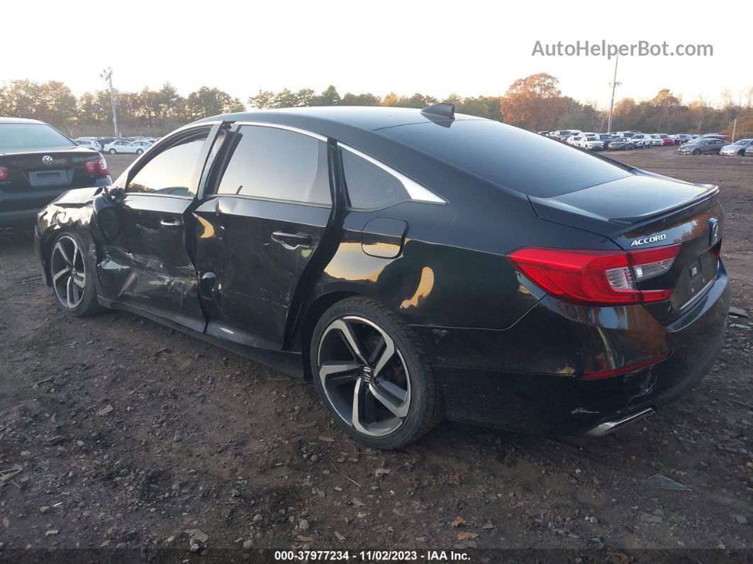 2019 Honda Accord Sport Black vin: 1HGCV1F37KA026874