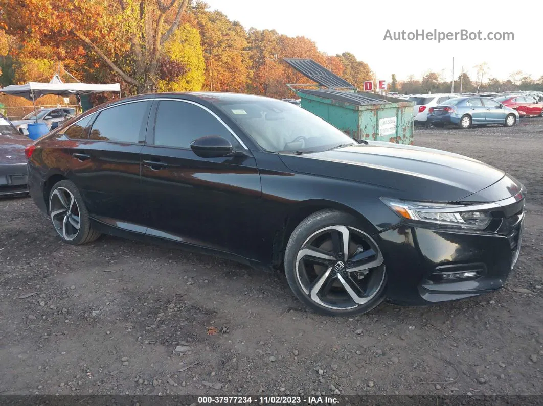 2019 Honda Accord Sport Black vin: 1HGCV1F37KA026874