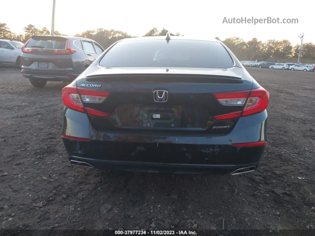 2019 Honda Accord Sport Black vin: 1HGCV1F37KA026874