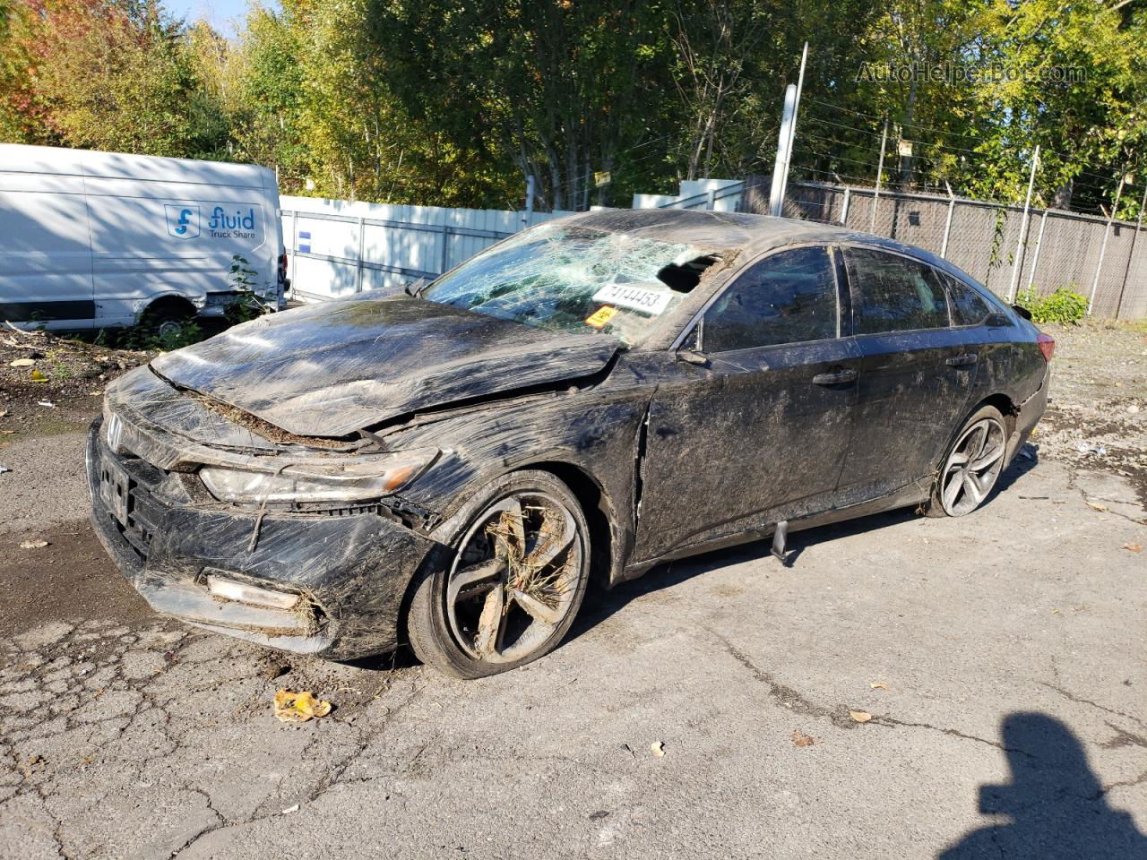 2019 Honda Accord Sport Black vin: 1HGCV1F37KA045361