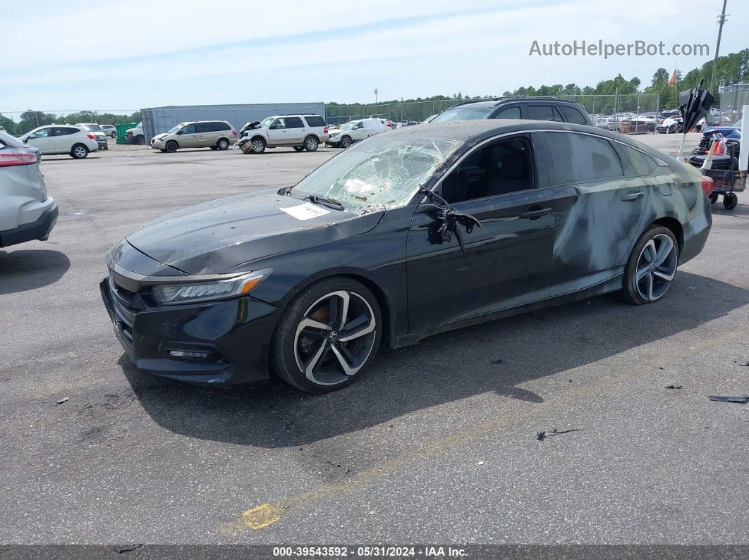 2019 Honda Accord Sport Black vin: 1HGCV1F37KA057509