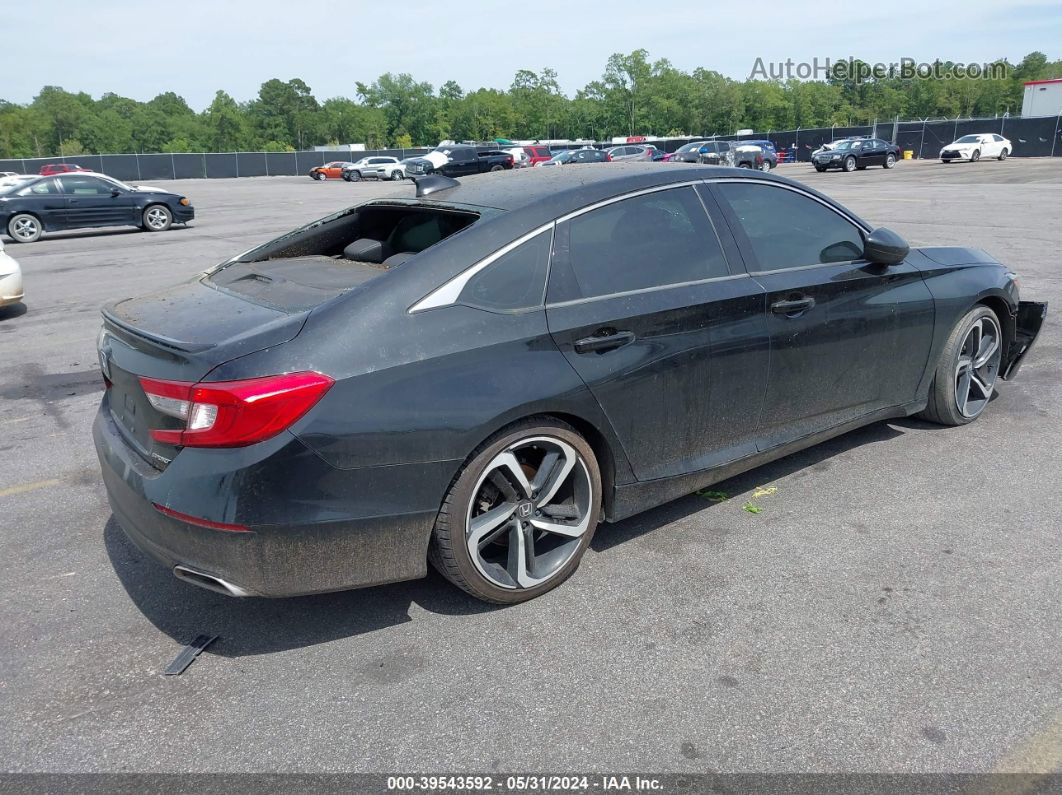 2019 Honda Accord Sport Black vin: 1HGCV1F37KA057509