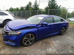 2019 Honda Accord Sedan Sport 1.5t Blue vin: 1HGCV1F37KA083172