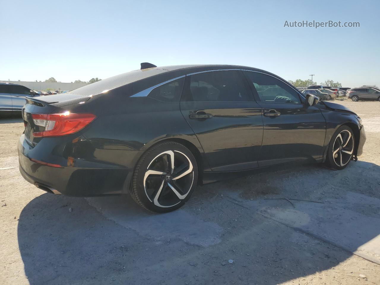 2019 Honda Accord Sport Black vin: 1HGCV1F37KA103422