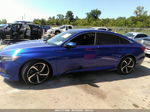 2019 Honda Accord Sedan Sport 1.5t Blue vin: 1HGCV1F37KA140356