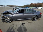 2019 Honda Accord Sport Gray vin: 1HGCV1F37KA148859