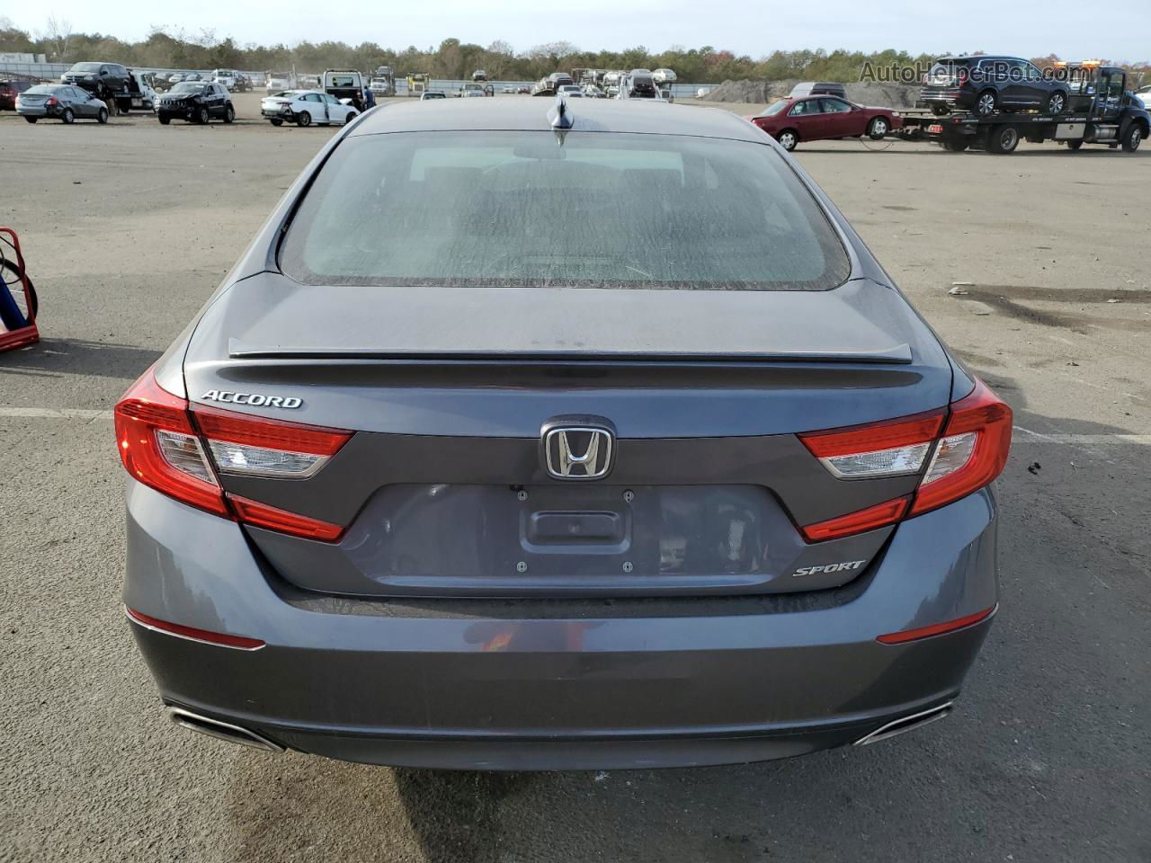 2019 Honda Accord Sport Gray vin: 1HGCV1F37KA148859