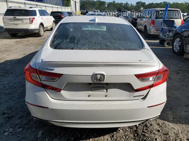 2019 Honda Accord Sport White vin: 1HGCV1F37KA152717