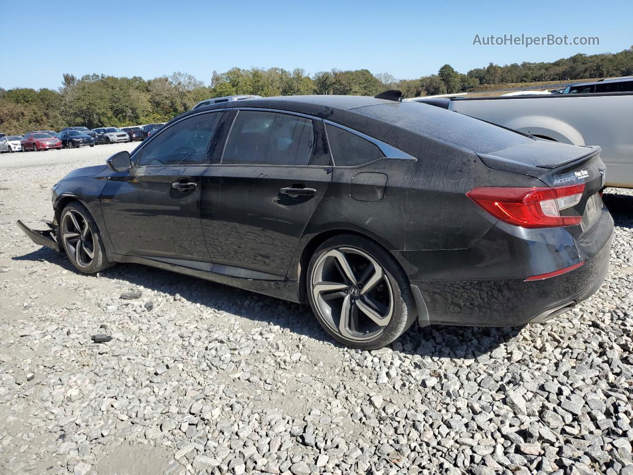 2019 Honda Accord Sport Black vin: 1HGCV1F37KA177245