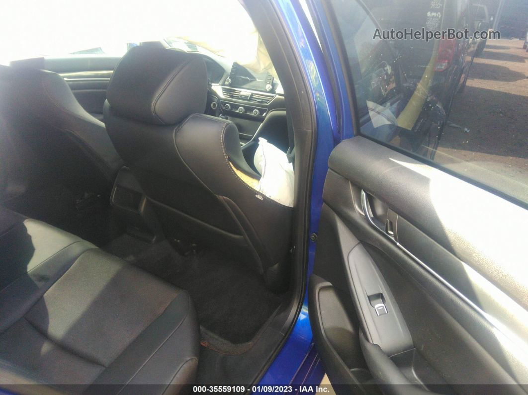 2020 Honda Accord Sedan Sport Blue vin: 1HGCV1F37LA125602