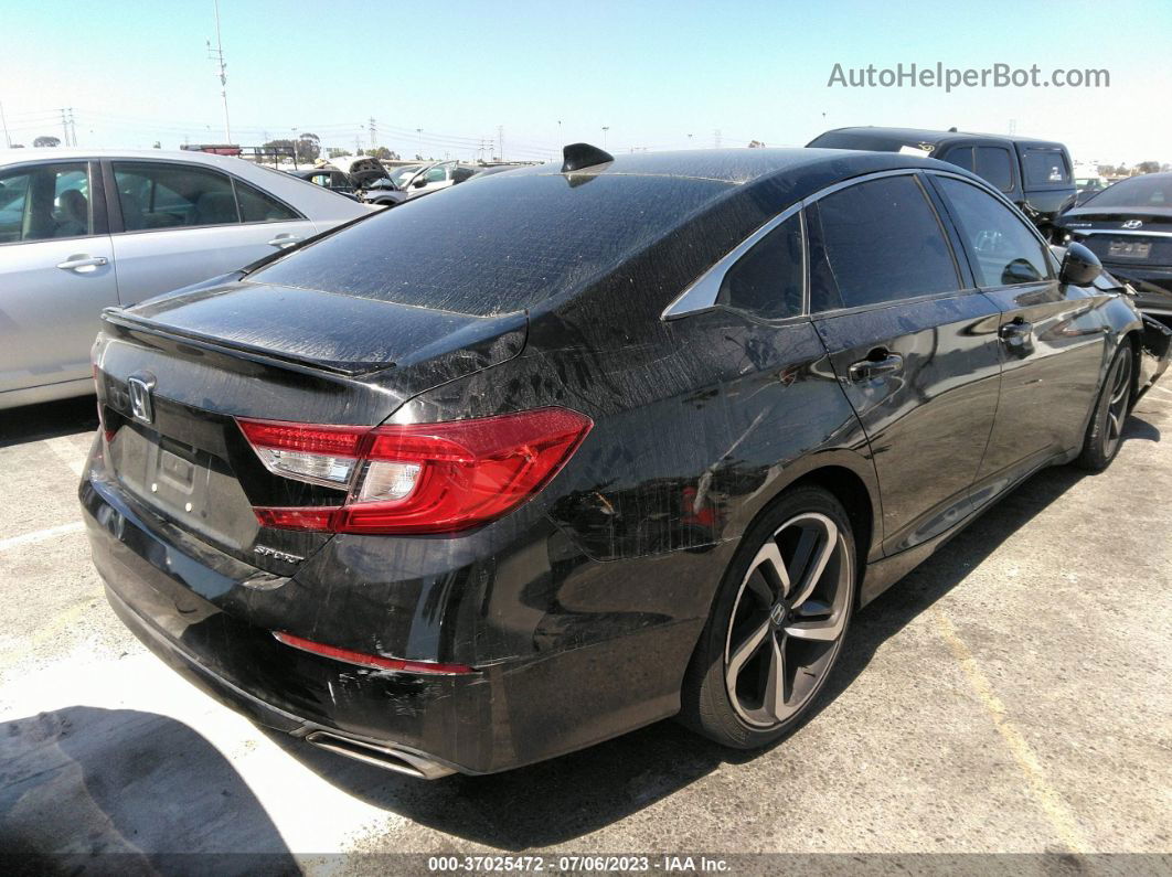 2018 Honda Accord Sedan Sport 1.5t Черный vin: 1HGCV1F38JA003635