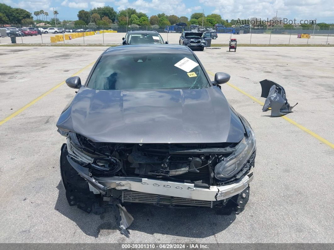 2018 Honda Accord Sport Gray vin: 1HGCV1F38JA258642