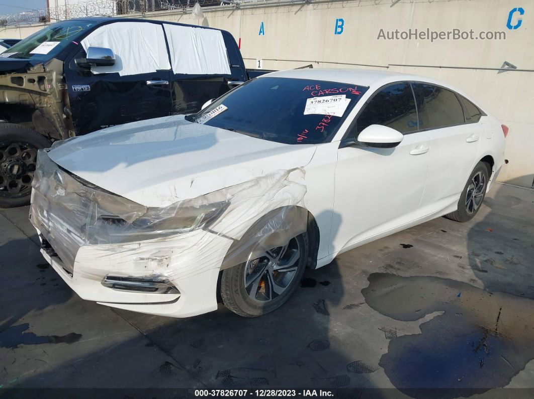 2018 Honda Accord Sedan Sport 1.5t White vin: 1HGCV1F38JA262772