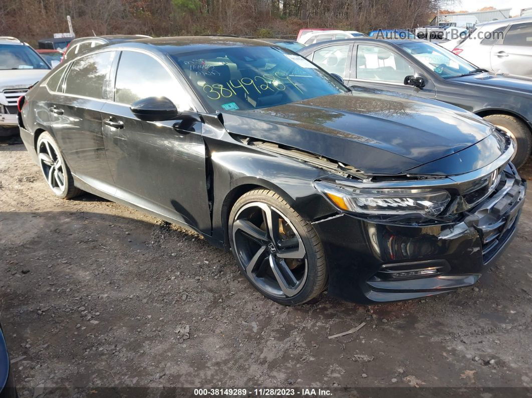 2018 Honda Accord Sport Black vin: 1HGCV1F38JA266451