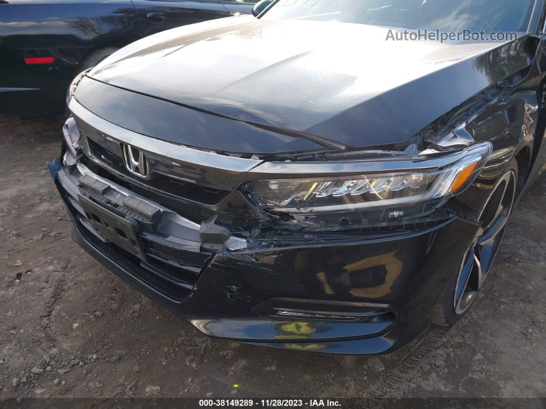 2018 Honda Accord Sport Black vin: 1HGCV1F38JA266451