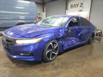 2019 Honda Accord Sport Blue vin: 1HGCV1F38KA050259