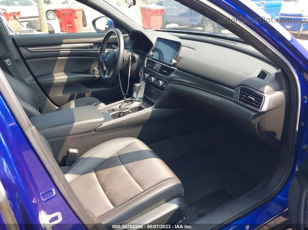 2019 Honda Accord Sedan Sport 1.5t Синий vin: 1HGCV1F38KA055560