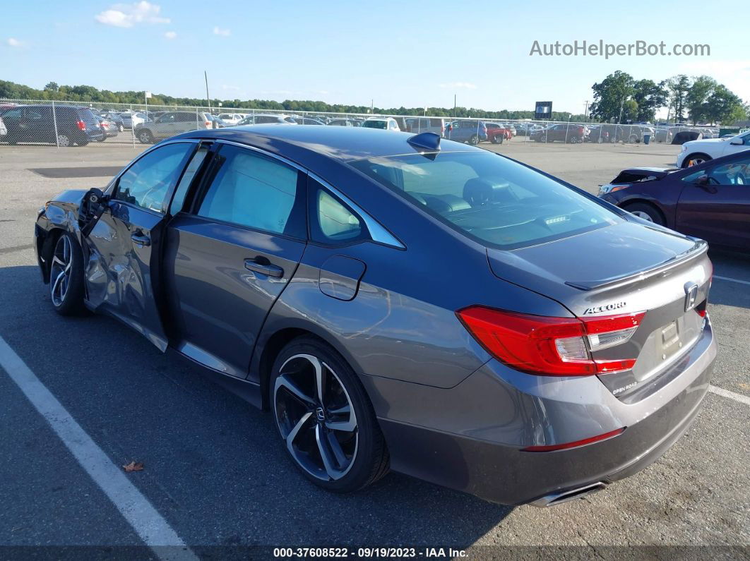 2019 Honda Accord Sport Серый vin: 1HGCV1F38KA080572