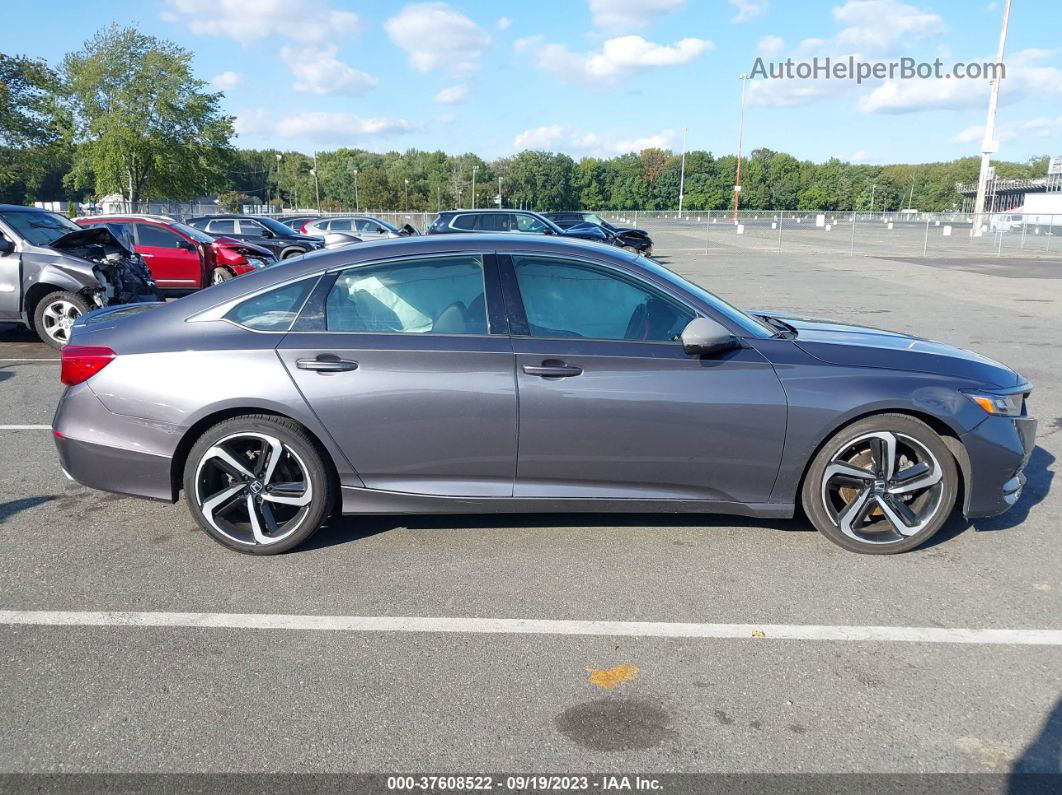 2019 Honda Accord Sport Gray vin: 1HGCV1F38KA080572