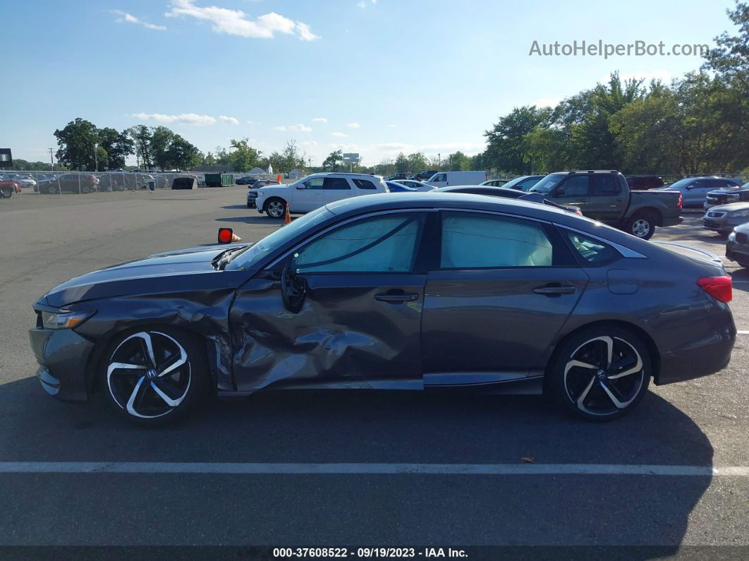 2019 Honda Accord Sport Gray vin: 1HGCV1F38KA080572