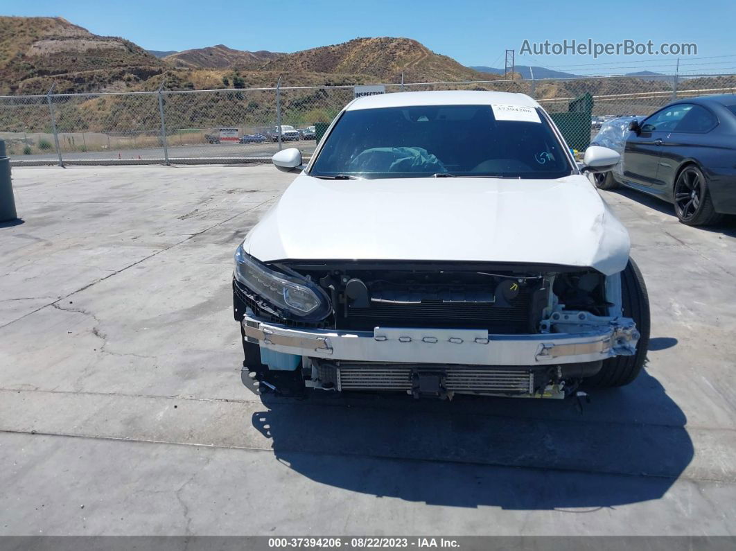 2019 Honda Accord Sedan Sport 1.5t White vin: 1HGCV1F38KA116213