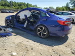 2019 Honda Accord Sport Blue vin: 1HGCV1F38KA127308