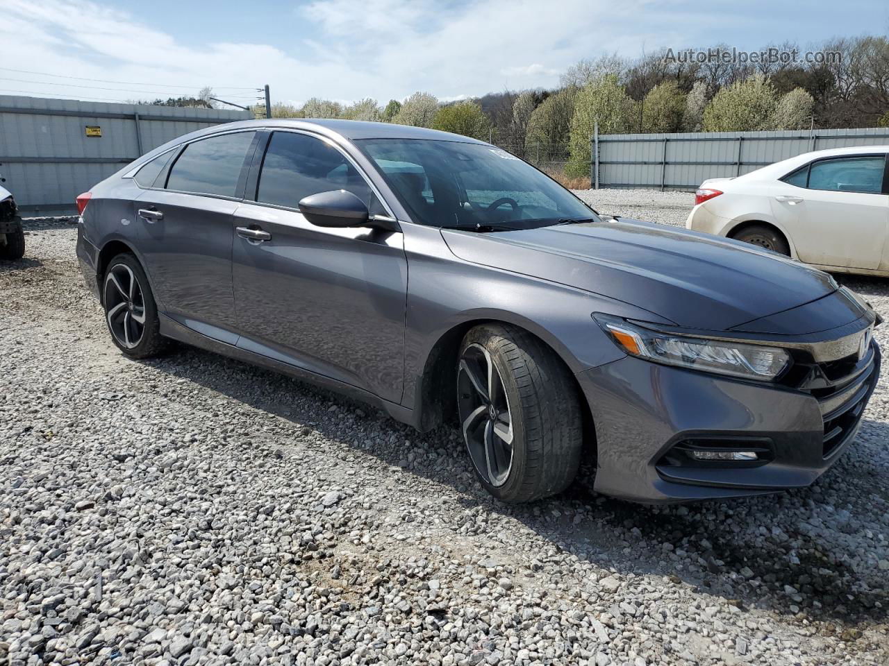 2019 Honda Accord Sport Blue vin: 1HGCV1F38KA162835