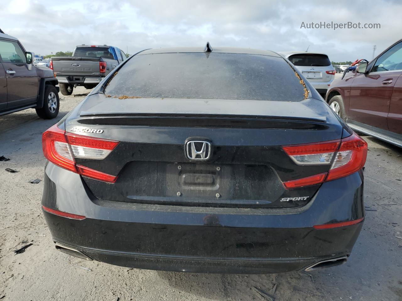 2019 Honda Accord Sport Black vin: 1HGCV1F38KA170773