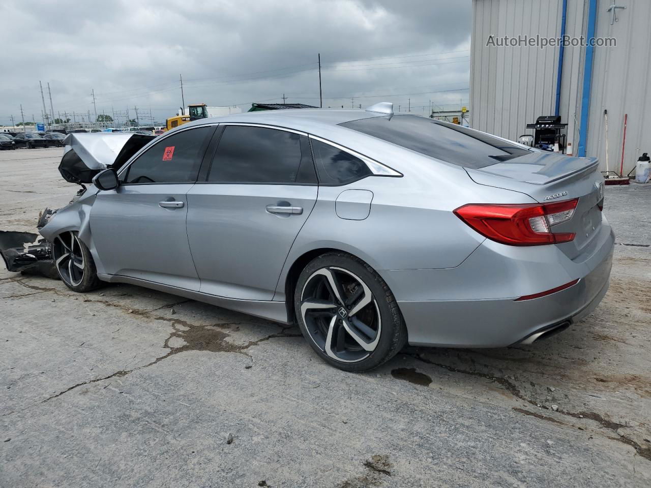 2020 Honda Accord Sport Silver vin: 1HGCV1F38LA009731