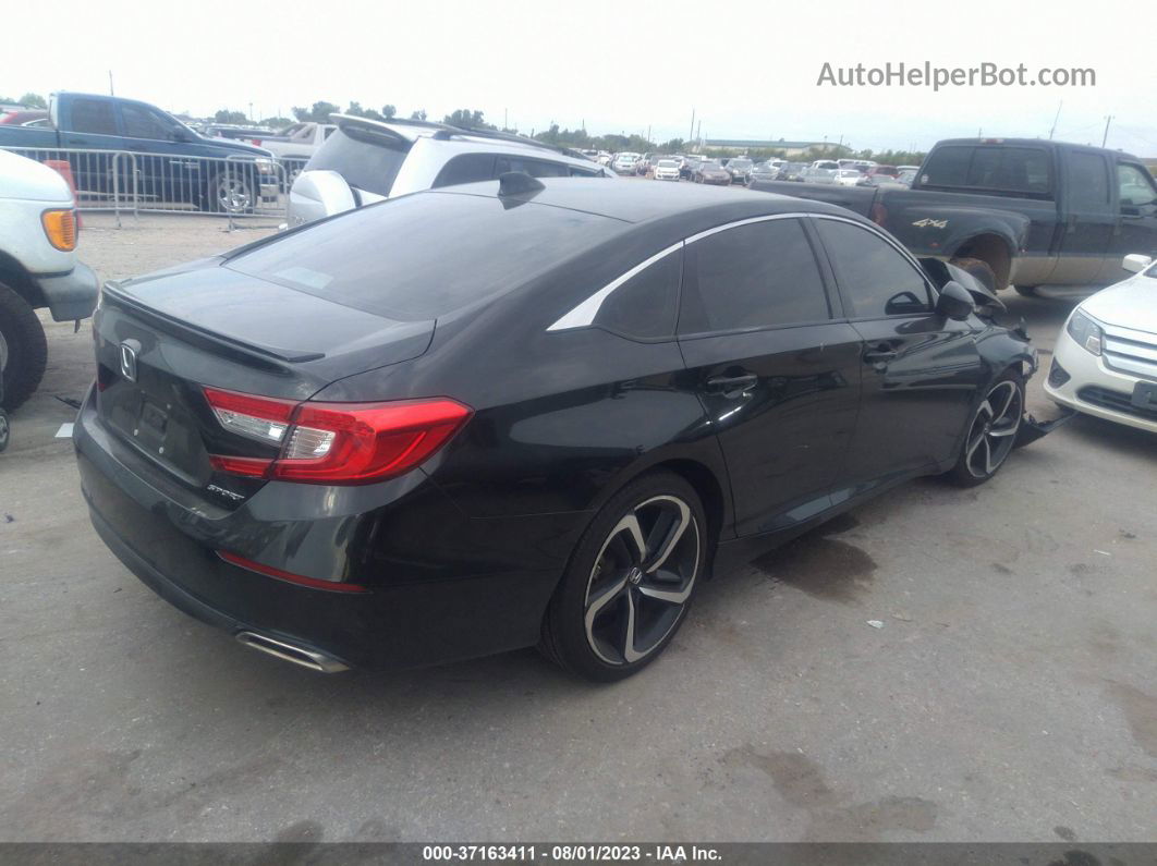 2020 Honda Accord Sedan Sport Black vin: 1HGCV1F38LA036153