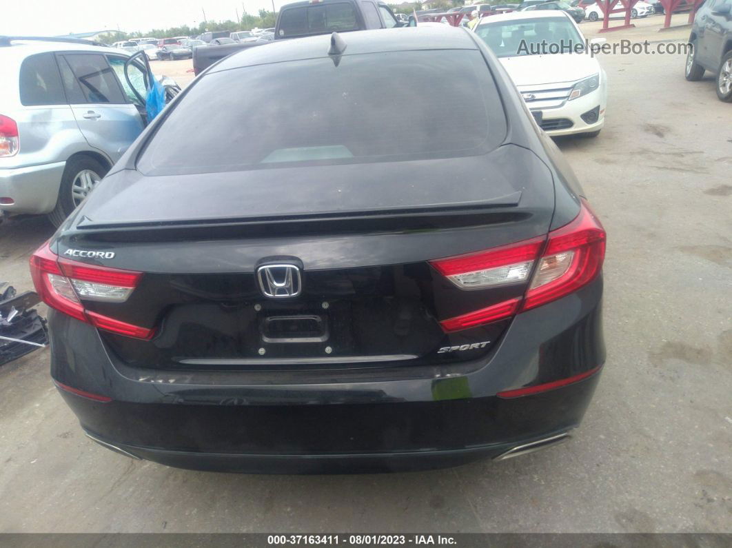 2020 Honda Accord Sedan Sport Black vin: 1HGCV1F38LA036153