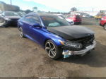 2020 Honda Accord Sedan Sport Blue vin: 1HGCV1F38LA048657