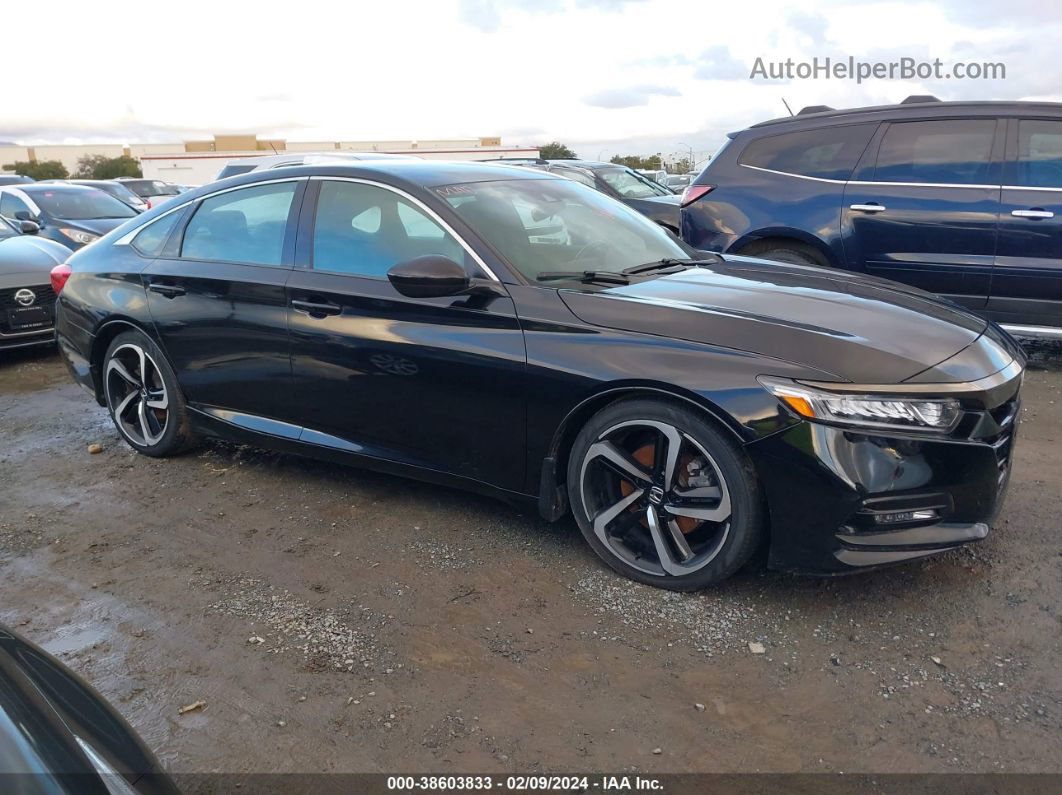 2020 Honda Accord Sport Black vin: 1HGCV1F38LA051056