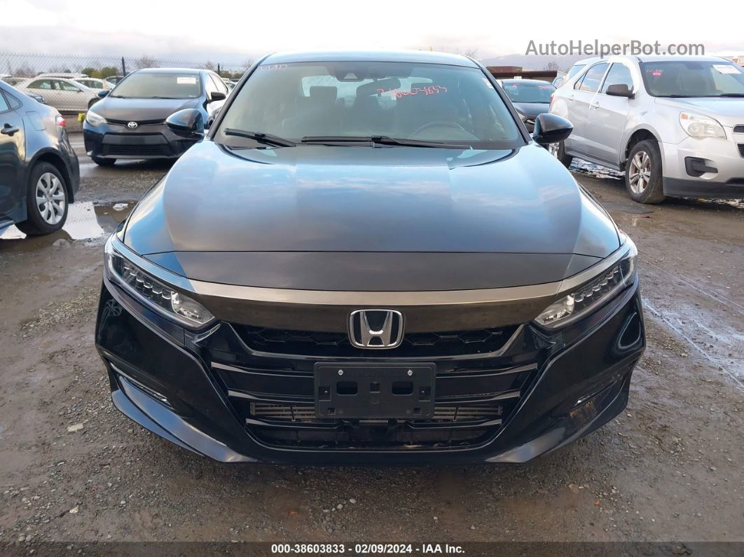 2020 Honda Accord Sport Black vin: 1HGCV1F38LA051056