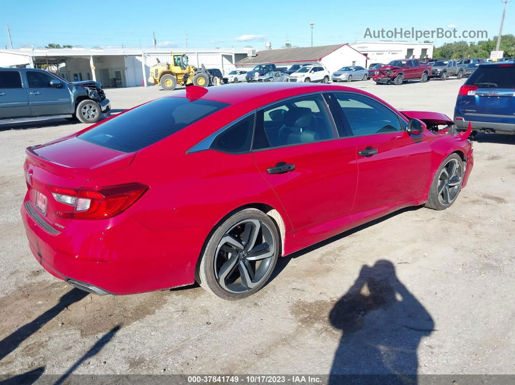 2020 Honda Accord Sport Red vin: 1HGCV1F38LA061621