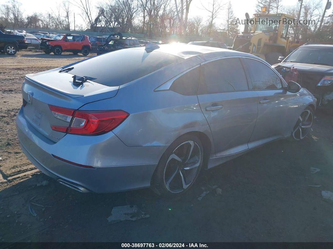 2020 Honda Accord Sport Silver vin: 1HGCV1F38LA139248