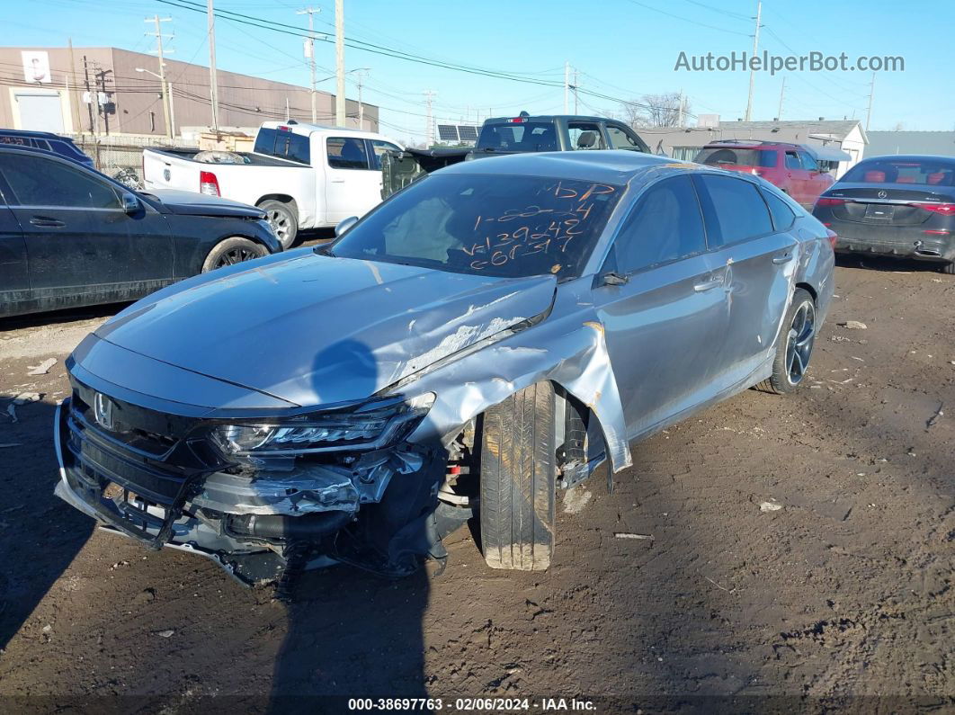 2020 Honda Accord Sport Серебряный vin: 1HGCV1F38LA139248