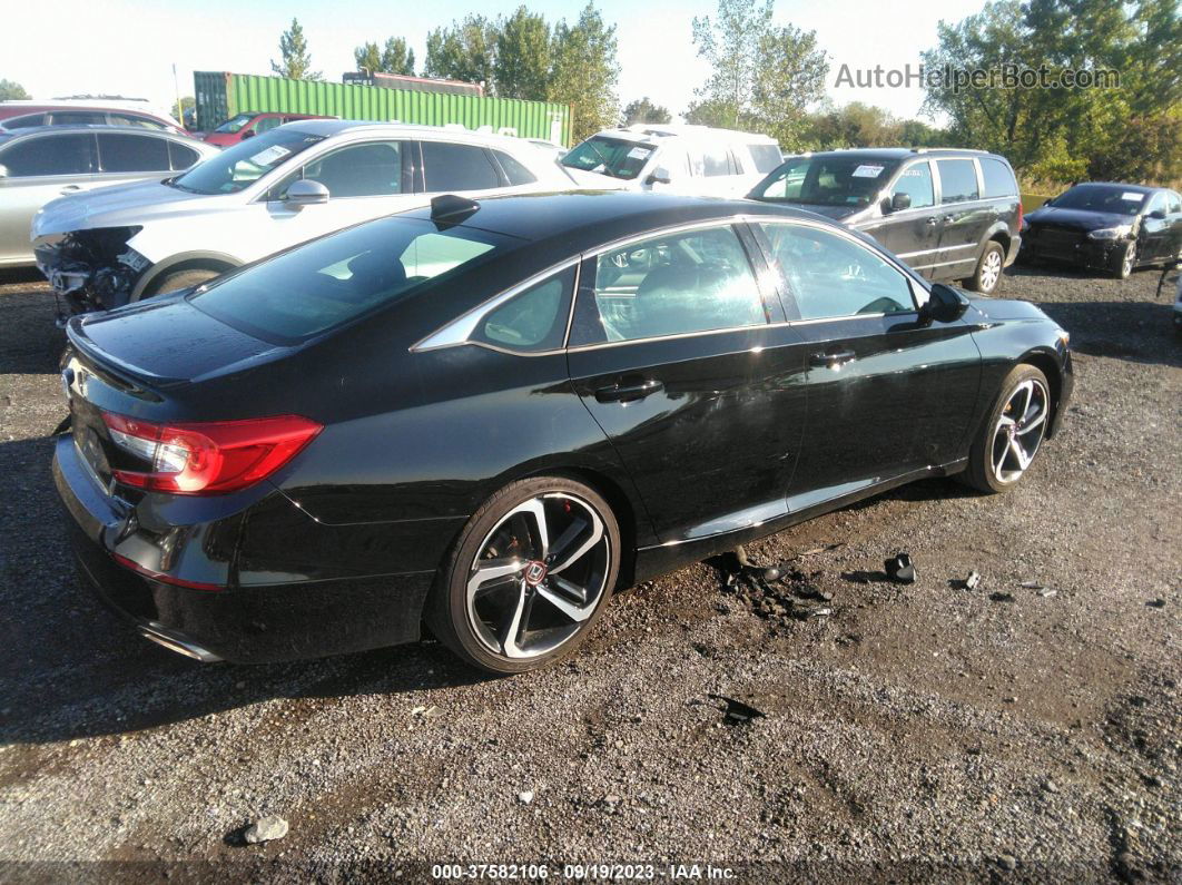 2020 Honda Accord Sport Black vin: 1HGCV1F38LA146944