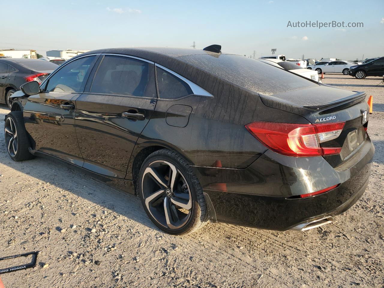 2020 Honda Accord Sport Черный vin: 1HGCV1F38LA156065