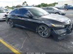 2018 Honda Accord Sport Черный vin: 1HGCV1F39JA021707