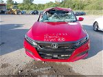 2018 Honda Accord Sedan Sport 1.5t Red vin: 1HGCV1F39JA031895