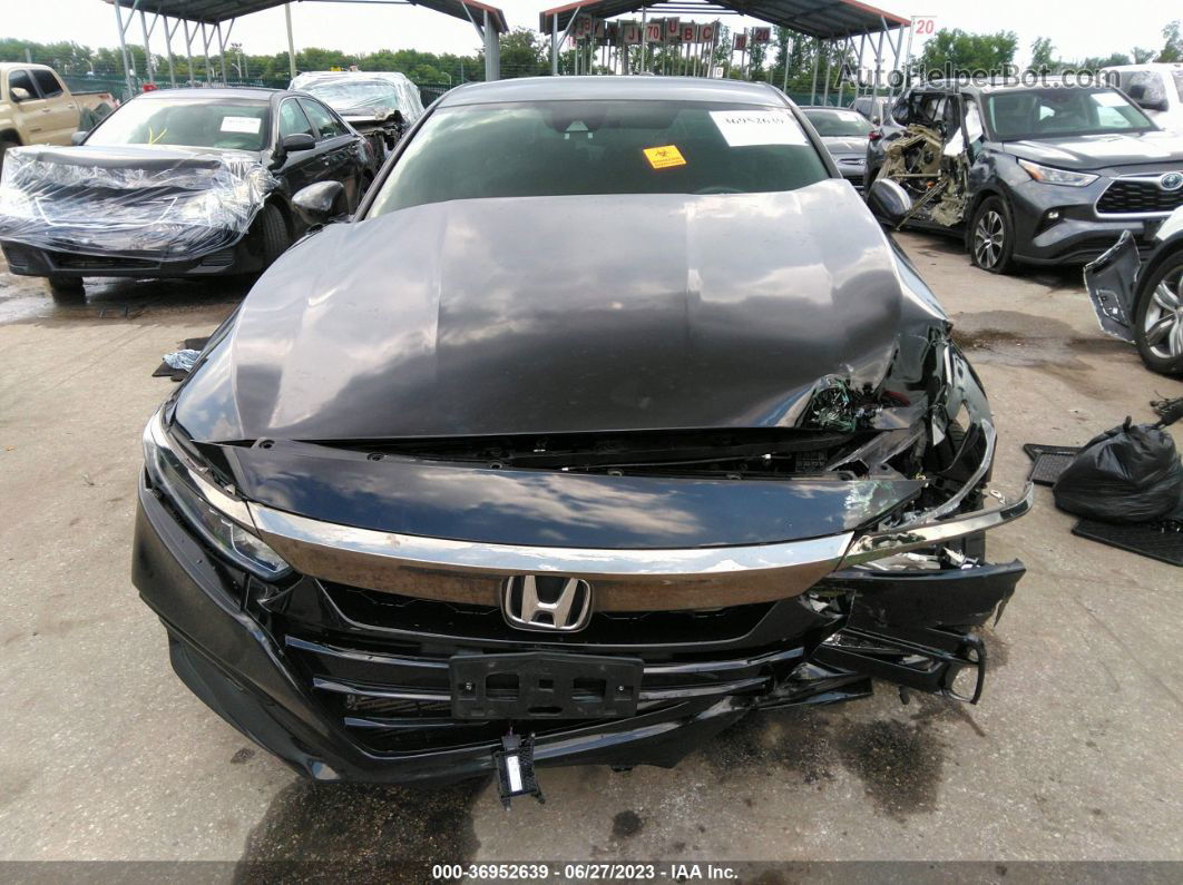 2018 Honda Accord Sedan Sport 1.5t Black vin: 1HGCV1F39JA150871