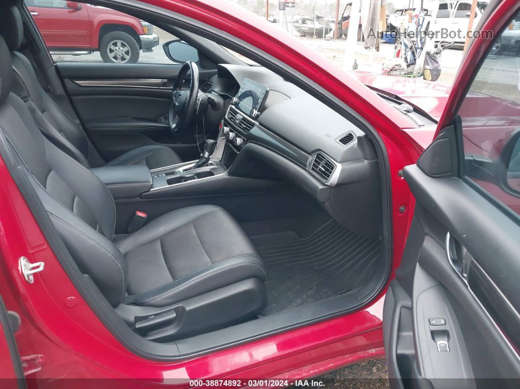 2018 Honda Accord Sport Red vin: 1HGCV1F39JA182400