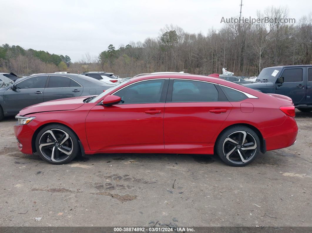 2018 Honda Accord Sport Red vin: 1HGCV1F39JA182400