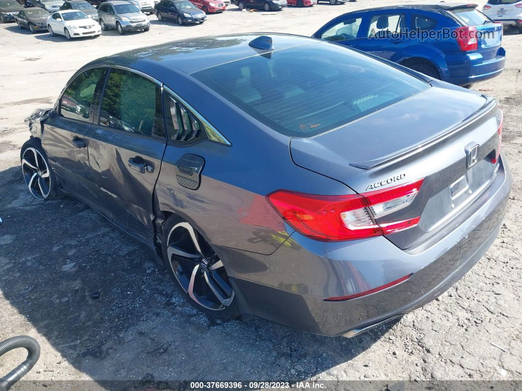 2018 Honda Accord Sport Gray vin: 1HGCV1F39JA197575