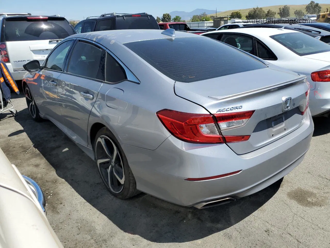 2018 Honda Accord Sport Silver vin: 1HGCV1F39JA238738